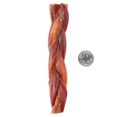 Amazon Brand - Wonder Bound Braided Bully Sticks, All-Natural, Highly Digestible, Long Lasting Dog Beef Treats, 6 inch, 3 Count - Image 6