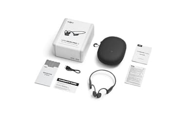 SHOKZ New OpenRun Pro 2 - Open-Ear, Bone Conduction Sport Headphones - with Reflective Strip - Sweat Resistant, Workout Headphones - Secure, Wireless, Comfortable Fit-Deep Bass and Smart Mic App - Image 10