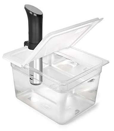 EVERIE Sous Vide Container 12 Quart EVC-12 with Collapsible Hinged Lid Compatible with Anova Nano or AN500-US00 or Anova Pro 3.0 or Anova Mini, Also Fits Instant Pot - Image 3