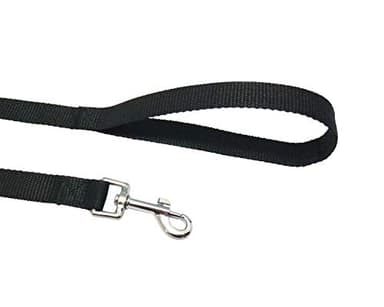 Nylon Training Dog Leash for Small Medium Large Dogs, 15ft 20ft 30ft 50ft Long Puppy Lead for Obedience Recall Training, Camping (20ft, Black) - Image 4