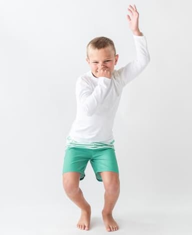 RUGGEDBUTTS Long Sleeve Rash Guard - White - 12-18m - Image 4