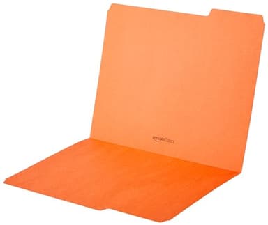 Amazon Basics File Folders with Tabs for Filing, AMZ401, Sturdy, Letter Size, Assorted Colors (100 Pack) - Image 4