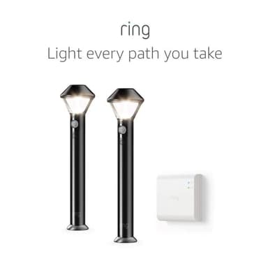 Ring Smart Lighting – Pathlight, Battery-Powered, Outdoor Motion-Sensor Security Light, Black (Starter Kit: 2-pack) - Image 5