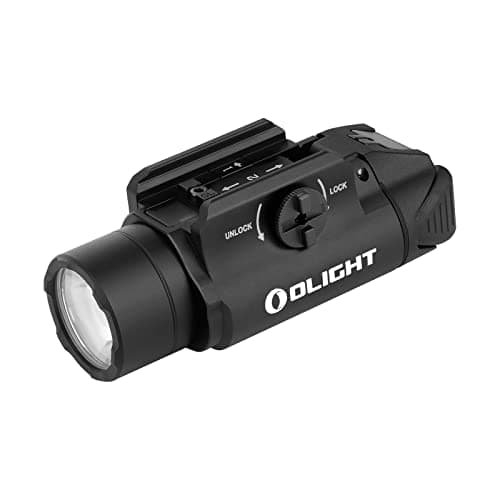 OLIGHT PL-3S Valkyrie 1000 Lumens Compact Weaponlight Rail-Mounted Tactical Light LED with Rail Locating Keys for 1913 Picatinny, GL Style (Black) - Image 1