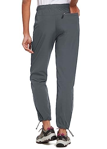 baleaf Women's Hiking Pants Lightweight Quick Dry Water Resistant Cargo Pants 31'' Inseam for All Seasons Dark Gray Size XL - Image 3