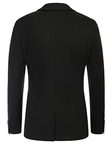 PJ PAUL JONES Mens Blazer Suit Jackets Casual Unlined Knit Sport Coats Big and Tall Black 3XL - Image 7