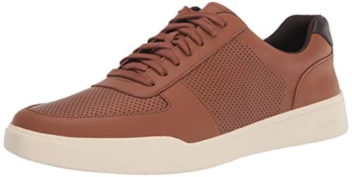 Cole Haan Mens Grand Crosscourt Modern Perforated Sneaker, British TAN Leather/Ivory, 10.5-M US - Image 1