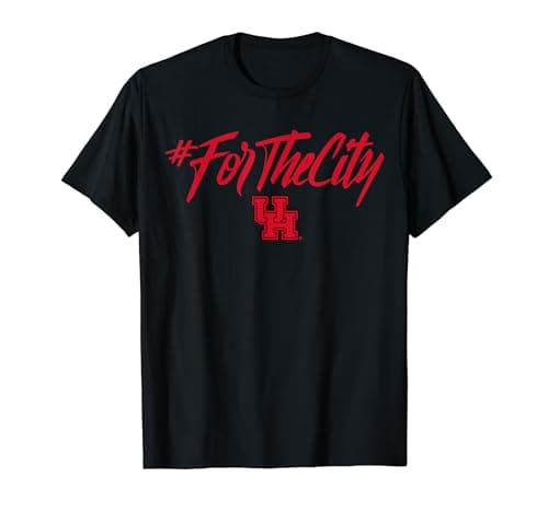 Houston Cougars Apparel For The City Script Neutral T-Shirt