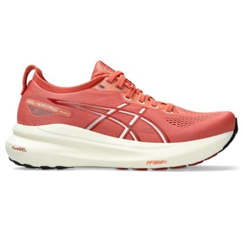 ASICS Women's Gel-Kayano 31 Running Shoes, 8, Desert RED/White - Image 1