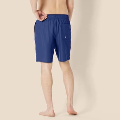 Amazon Essentials Men's 9" Swim Trunks with Mesh Lining, Pockets, Drawstring Closure, Navy, XX-Large - Image 3