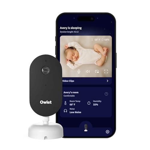 Owlet Dream Sight™ – Smart HD Video Baby Monitor with 2K Camera, Cry, Motion & Sound Alerts, Temp + Humidity Monitoring, Secure WiFi, 2-Way Talk, Compatible with Dream Sock - Image 1