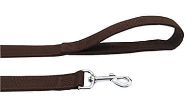 Strong Nylon Dog Leash - 1" x 2 FT to 7 FT Long, 1 Inch Wide for Medium and Large Dogs (Brown) - Image 3