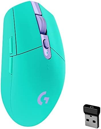 Logitech G305 LIGHTSPEED Wireless Gaming Mouse, Hero 12K Sensor, 12,000 DPI, Lightweight, 6 Programmable Buttons, 250h Battery Life, On-Board Memory, PC/Mac - Mint - Image 3
