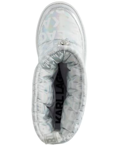 Karl Lagerfeld Paris Women's Shoes women's boots,Silver Irridescent, 10 - Image 4