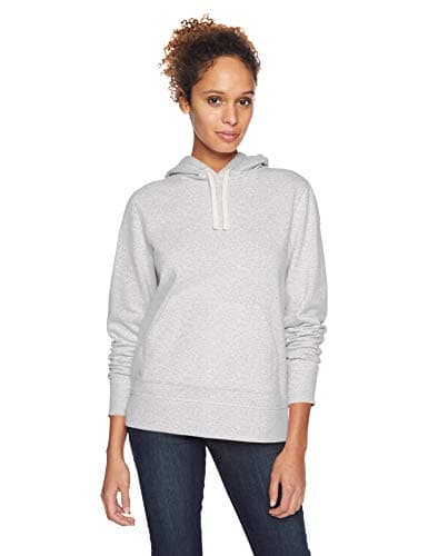 Amazon Essentials Women's Regular-Fit Fleece Pullover Hoodie (Available in Plus Size), Light Grey Heather, Large - Image 1