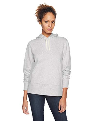 Amazon Essentials Women's Regular-Fit Fleece Pullover Hoodie (Available in Plus Size), Light Grey Heather, Large - Image 1