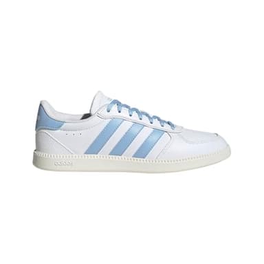 adidas Women's Breaknet Sleek Sneaker, White/Blue/Off White, 8 - Image 6