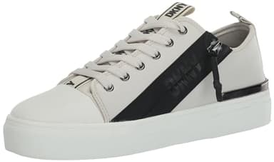 DKNY Women's Chaney-Lace Up Sneaker, Pebble, 6.5 - Image 1