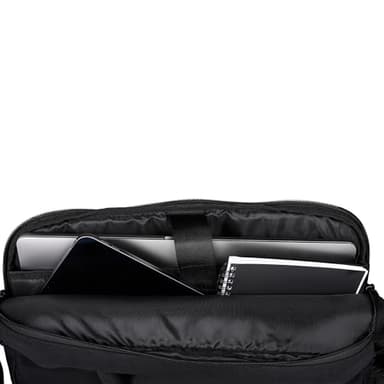 Kenneth Cole Recycled Polyester Slim 16" Laptop Business Briefcase, Black - Image 8
