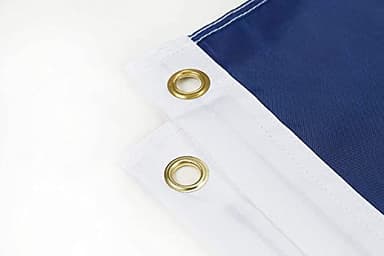 Homissor Texas Flag 5x8 Feet - Embroidered Star Sewn Stripes Outdoor Heavy Duty 210D Oxford Nylon Flags Vivid Color - Canvas Header Brass Grommets and 4 Stitch Hemming USA Flag - Image 6