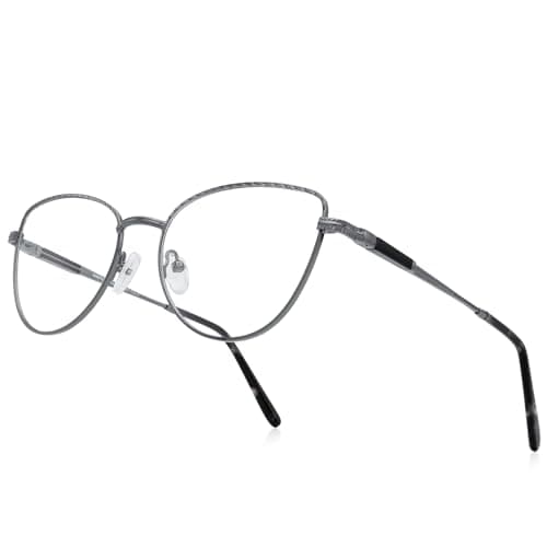 RB. Pilot Retro Cateye Reading Glasses for Women Blue Light Blocking Computer Glasses Spring Hinge Readers - Image 1