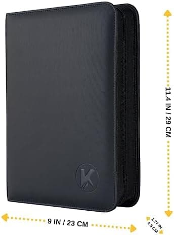 Toploader Binder, Holds 128+ Toploaders, 4 Pocket Top Loader Card Storage Case, Double-Sided Pockets for trading card in 3 x 4'' Toploaders - Image 5