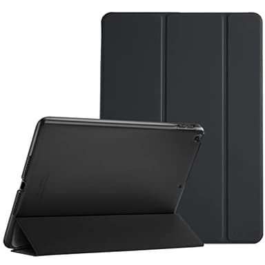 ProCase Smart Case for iPad 9.7 Inch iPad 6th/5th Generation 2018 2017(Model: A1893 A1954 A1822 A1823), Ultra Slim Lightweight Stand Cover with Translucent Frosted Back -Black - Image 1