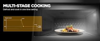 BLACK+DECKER Over the Range Microwave Oven with Vent and One-Touch Auto Cooking, 1.7 cu. ft. OTR Over Stove Microwave, Stainless Steel, 1000 Watts, EM044K6CE-SS - Image 8