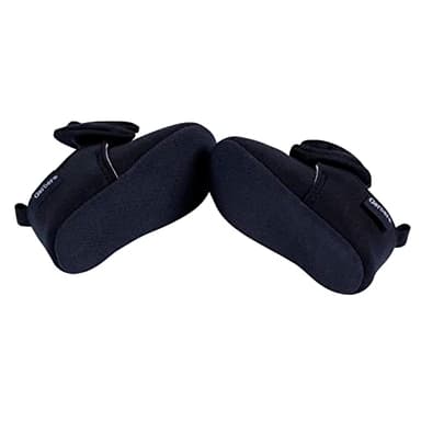 Gerber Newborn Infant Girls Ballet Crib Shoe, Black Bow, 6-9 Months - Image 5