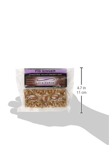 Love Force Rawganic Vegan Energy Bar, Fig Ginger, 3 Ounce - Image 3