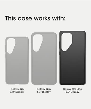 OtterBox Samsung Galaxy S25 Ultra Commuter Series Case - Black - Image 2