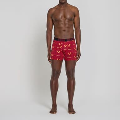 True Religion Mens Boxer Briefs Cotton Stretch Underwear for Men Pack of 6 Red - Image 5
