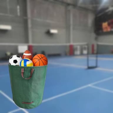 Leaf Collector & Leaf Bag 2-Pack | 106 Gallon Reusable Standable Yard Waste Bags | Portable Durable Garden Clippings Container with 4 Handles for Lawn Care, Camping & Recycling - Image 8