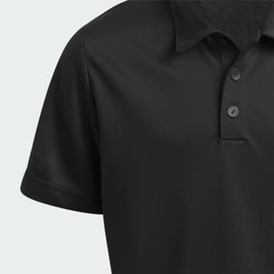 adidas 608808520 Performance Golf Polo Shirt Small, Boys, USD Black - Image 4