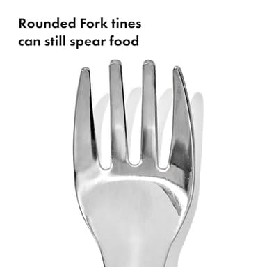 OXO Tot On-The-Go Fork and Spoon Set - Dusk - Image 3