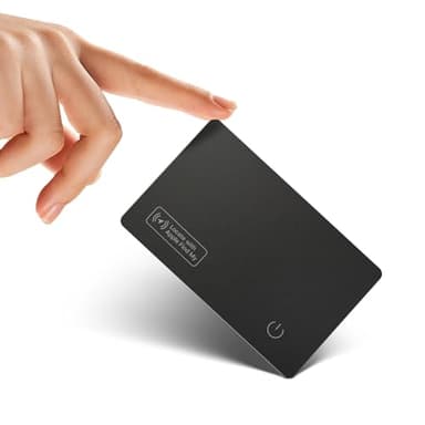 VODESON Waterproof Smart Wallet Tracker Card - Works with Apple Find My, Wireless Charging, Ideal for Luggage, Phones, Passports - IP68, iOS Compatible Key Finder - Image 1