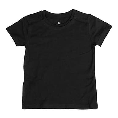 HonestBaby Multipack Short Sleeve T-Shirt Tee 100% Organic Cotton Infant Baby, Toddler, Little Kids Boys, Girls, Unisex, 5-Pack Gray Ombre, 6Y - Image 3