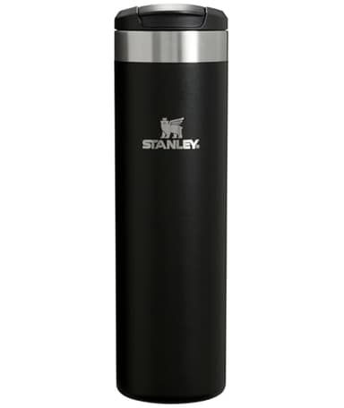 Stanley AeroLight Transit Bottle 20 oz | Locking Drink Through Lid | Leak Resistant Water Bottle or Coffee Travel Mug | Lightweight Insulated Stainless Steel | BPA-Free | Black - Image 1