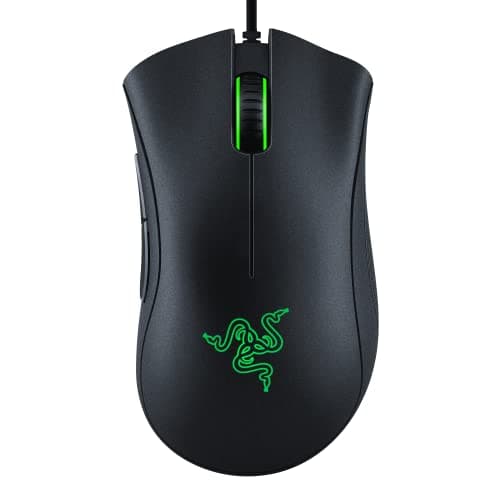 Razer DeathAdder Essential Gaming Mouse: 6400 DPI Optical Sensor - 5 Programmable Buttons - Mechanical Switches - Rubber Side Grips - Classic Black - Image 1