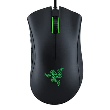 Razer DeathAdder Essential Gaming Mouse: 6400 DPI Optical Sensor - 5 Programmable Buttons - Mechanical Switches - Rubber Side Grips - Classic Black - Image 1