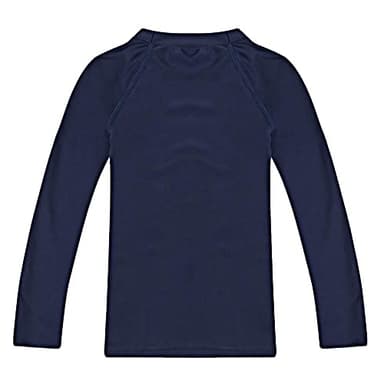 ESTAMICO Baby/Toddler Boys Rash Guard Shirts Long Sleeve Quick Dry Swim Shirt UPF 50+ Rashguard, Navy 12-18 Months - Image 2
