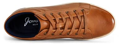 Jousen Men's Fashion Sneakers High Top Dress Sneakers Causal Shoes for Men (A81Q09 Yellow Brown 10.5) - Image 4