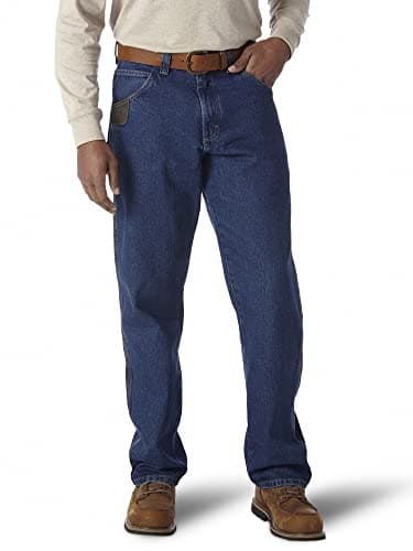 Wrangler Riggs Workwear mens Ripstop Carpenter jeans, Antique Indigo, 40W x 30L US - Image 1