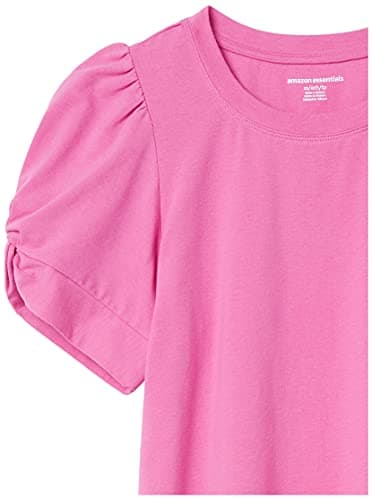 Amazon Essentials Women's Regular-Fit Twist Sleeve Crewneck T-Shirt, Bright Pink, Small - Image 5