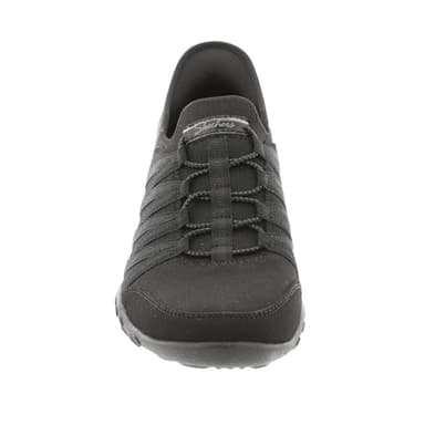 SKECHERS Women's Breathe Easy-ROLL with ME Sneaker, Black, 8.5 - Image 6