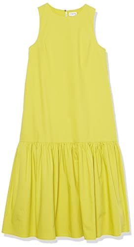The Drop Women's Ilana Loose Sleeveless Wide-Hem Poplin Maxi Dress, Chartreuse, XL - Image 6