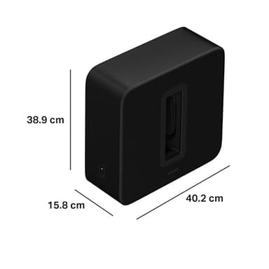 Sonos Sub 4 - Wireless Subwoofer - Black - Image 3