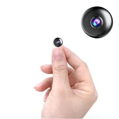Hidden Camera with Audio/Video. Mini Small Camera. Spy Hidden Cameras for Home Indoor Use. Spy Cam with Night Vision and Motion Detection | Only 0.9 inch! Baby Monitor Small Mini Wireless Outdoor S3 - Image 1