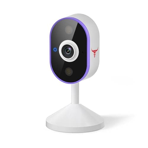 SizzChat Security Cameras Wireless, Indoor Home Camera with 2-Way Audio, Smart AI Human Detection, Color Night Vision, Cloud Storage, 2.4G WiFi
