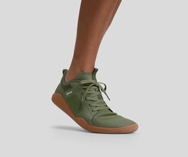 AIRHAS Men's Barefoot Shoes Zero Drop Workout Minimalist Gym Shoes for Men Deadlift Cross Training Sneakers (Olive/Gum,11) - Image 7